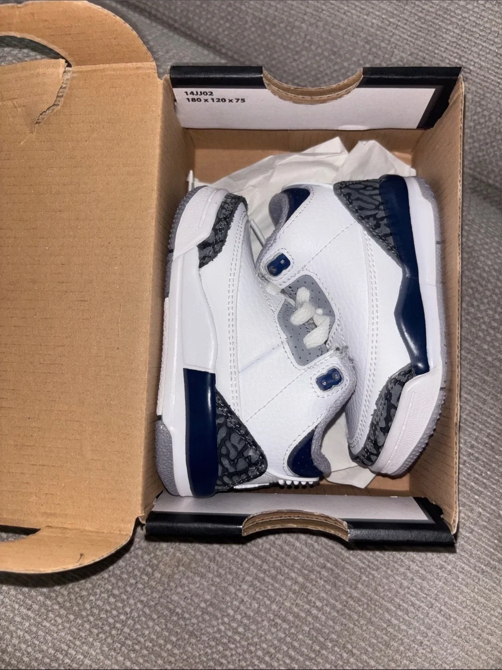 Jordan 3 retro baby 4c